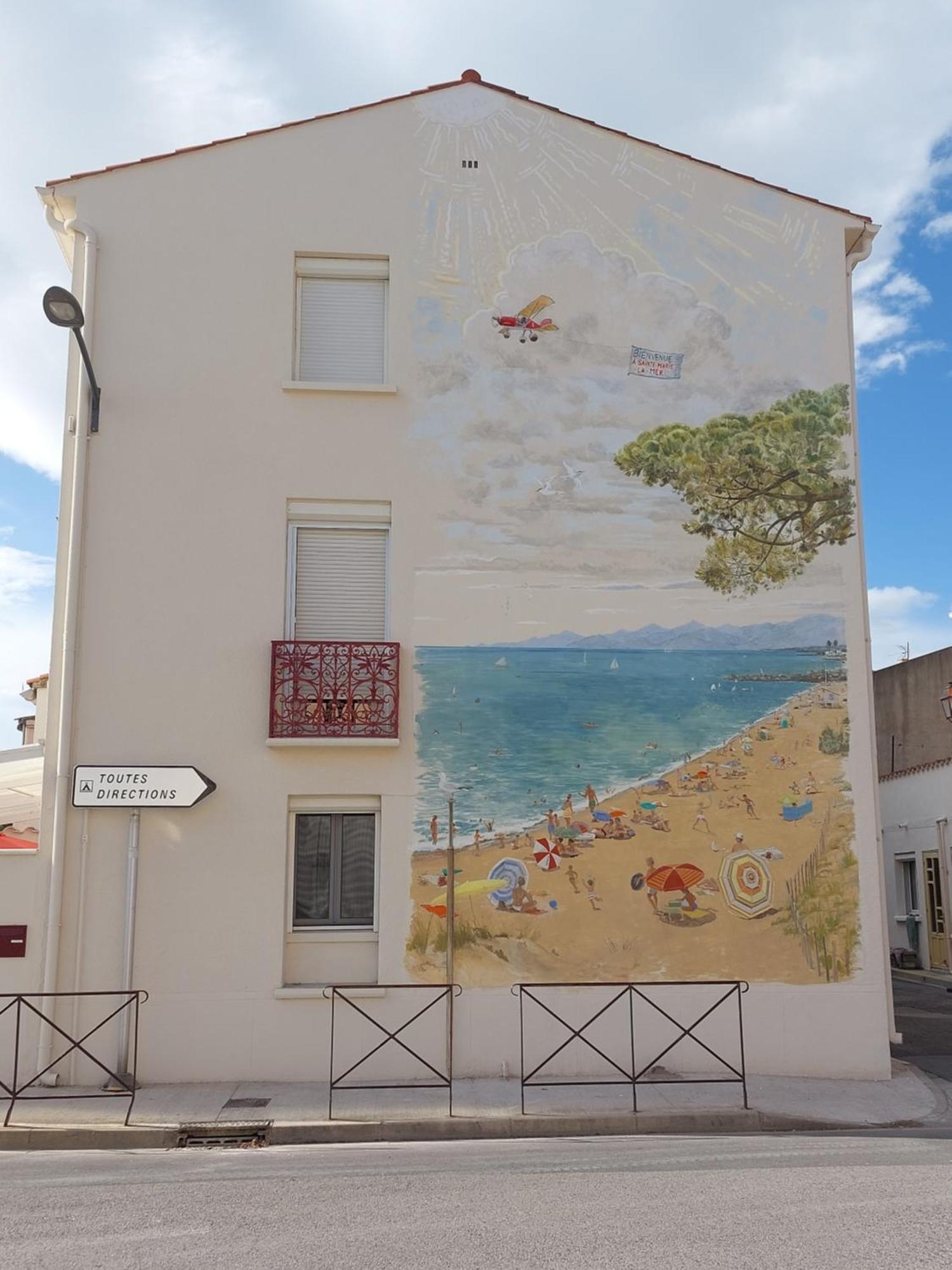 Au Tromp L'Oeil Studio Ou T2 Sainte-Marie-la-Mer Extérieur photo
